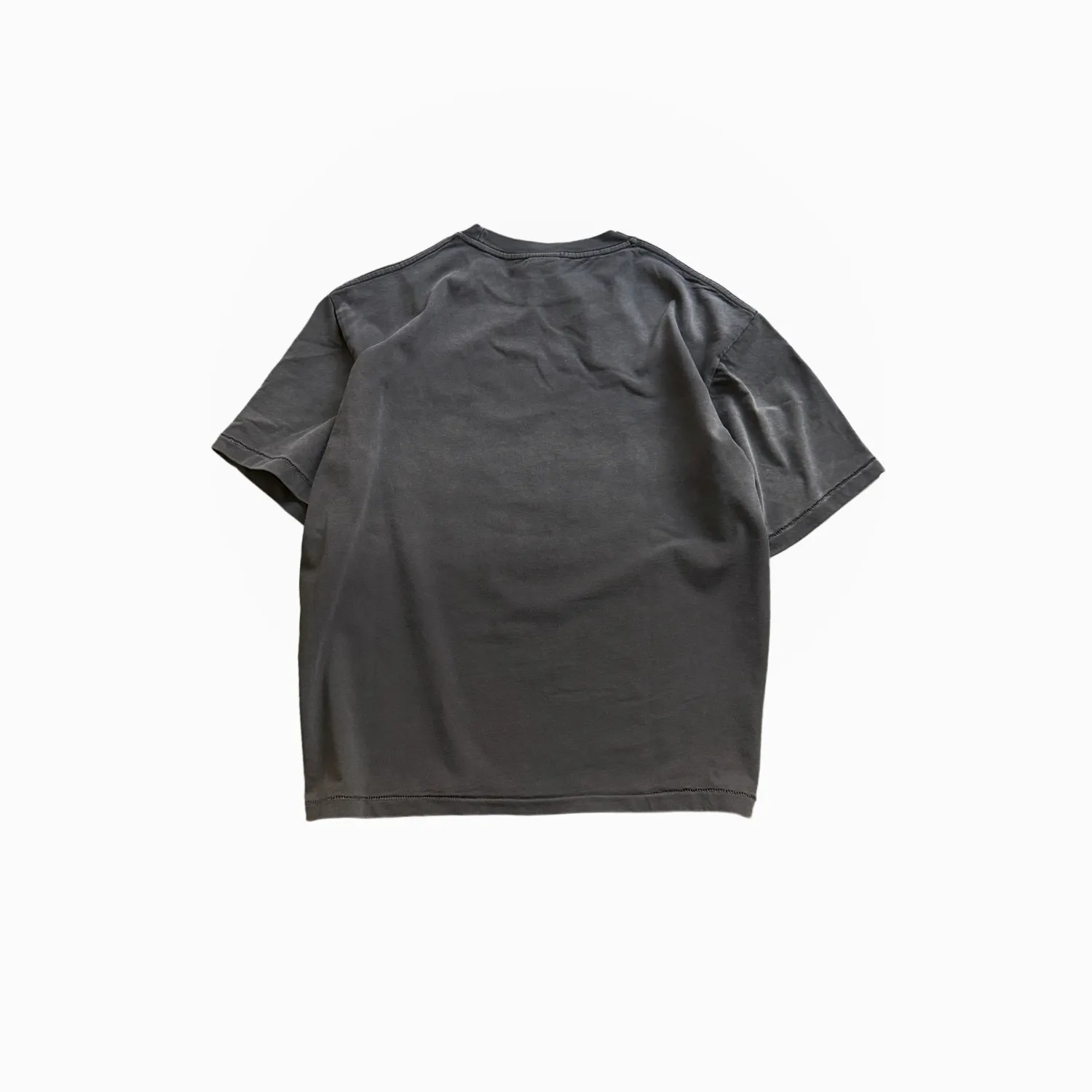 ❥8039 P146 Saint Mxxxxxx ✖️NBHD new style, made of double yarn cotton batik fabric, 290 grams, comfortable and breathable. Full of street feel, loose fit. Craftsmanship: holes + crack printing + graffiti + spray coding, batik and wash. Size: (S-M-L-XL) Color: Washed Black